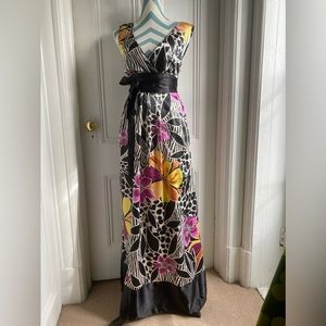 IDOL gorgeous multicolor maxi dress, Sz 10UK / 6US
